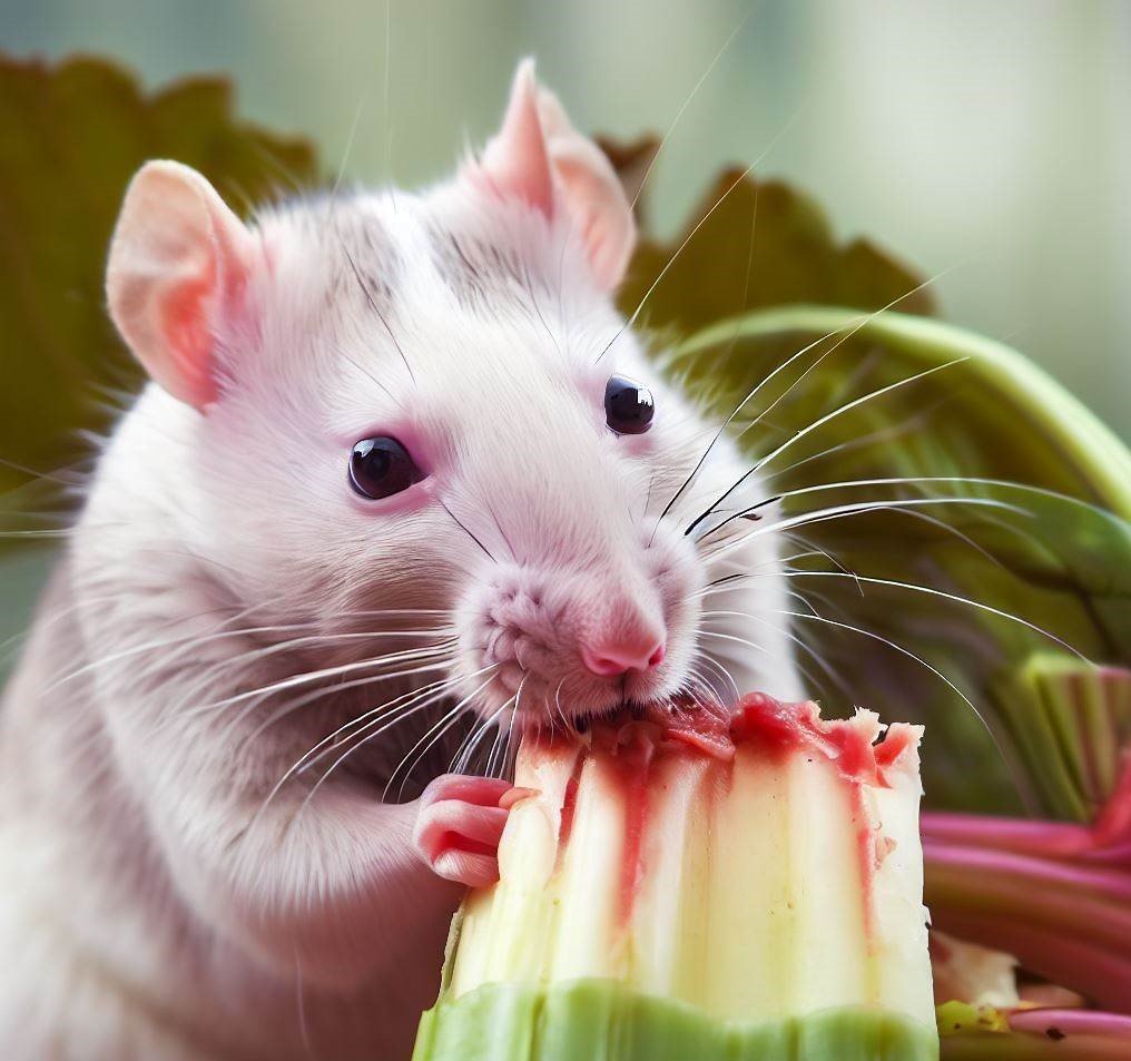 Can pet rat eat Rhubarb? 1