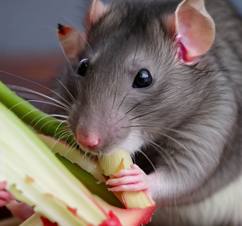 Can pet rat eat Rhubarb? 2
