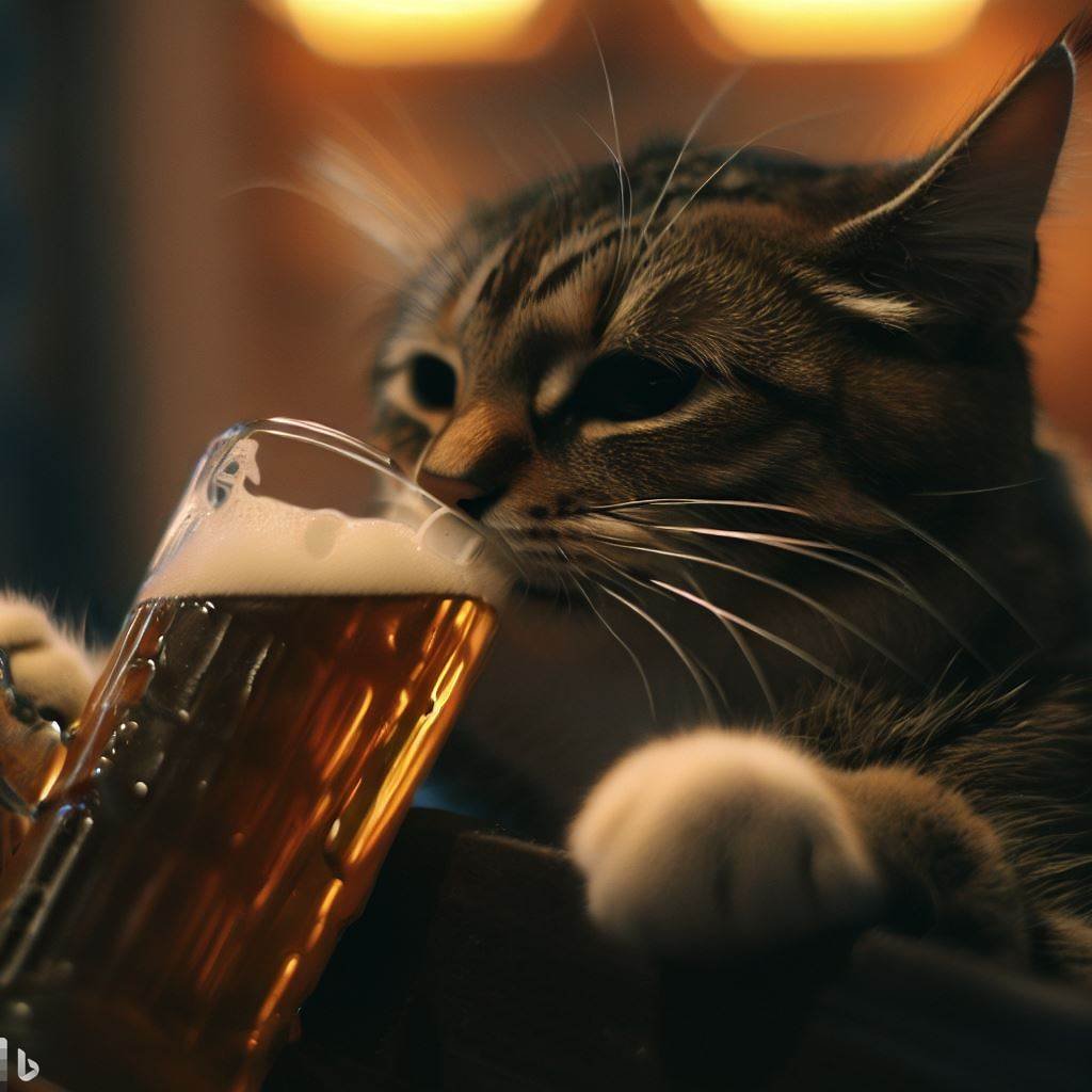 Can cats drink Beer? 2