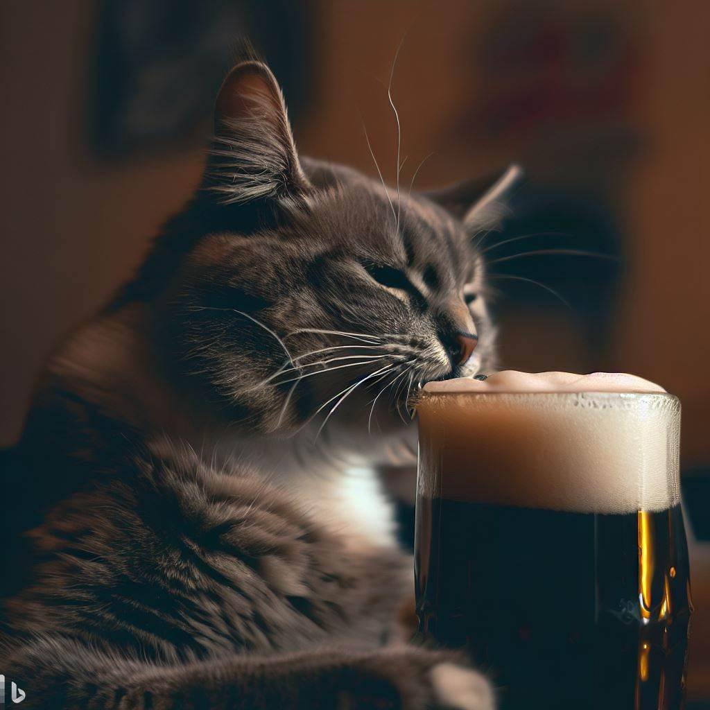 Can cats drink Beer? 1